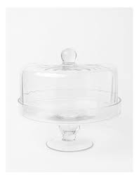 Heritage Ribbed Cake Dome And Stand 25