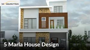 5 marla house design sky marketing