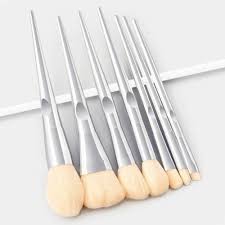 white hair whole makeup brushes