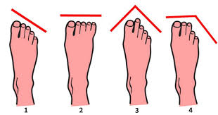 6 types of toes and what they tell