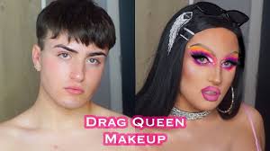 handsome boy to drag queen makeup