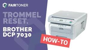 The printer encompasses a native resolution of 600x600dpi however is capable of an efficient resolution of 1,200x600dpi with software system sweetening. Anleitung Brother Dcp 7030 Trommel Reset Youtube