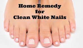home remedy for clean white nails the
