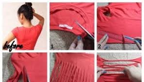 If your sleeves are bulky too, consider cutting off the trim on them as well to slightly shorten them. How To Make T Shirt Bow Sleeves Without Sewing Diy Alldaychic