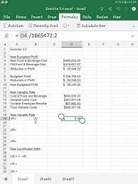 exercise 3 2 using the excel chegg