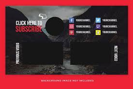 Make sure the end card is plain, sized appropriately, and has options for customization. Youtube End Card Templates Card Templates Youtube Design Templates