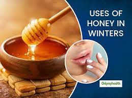 winter care honey heals chapped lips