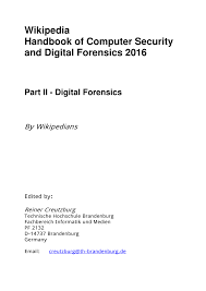 computer security and digital forensics