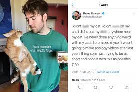 Shane Dawson Has Denied The Rumour He Had Sex With His Cat