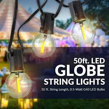 party led outdoor string lights