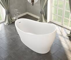 The 66 bathtub has extra deep bathing well, chrome tub filler, and a wide storage deck for a complete bathing experience. Bathtubs Maax Maax