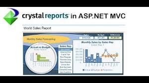 how to use crystal report in mvc4