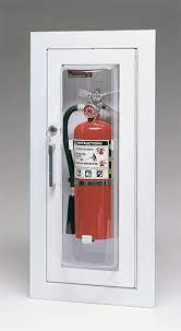 Equipping your home with the right fire extinguishers is essential to the safety of your family and property. Larsen S Cameo Series Semi Recessed Fire Extinguisher Cabinets