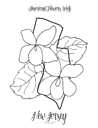 Select one of 1000 printable coloring pages of the category flowers. 50 State Flowers Free Coloring Pages American Flowers Week