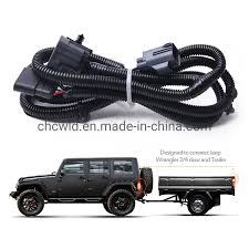 I installed the mopar wiring harness on my 2014 jeep wrangler. China 65 4 Way Trailer Tow Hitch Wiring Harness Fit Jeep Wrangler Jk 2 4 Door Photos Pictures Made In China Com