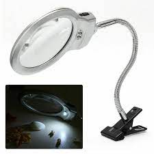 Led Lighted Lamp Top Desk Magnifier Cs