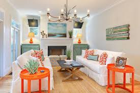 small beach style living rooms 15