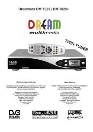 dream multia dreambox dm7025 user