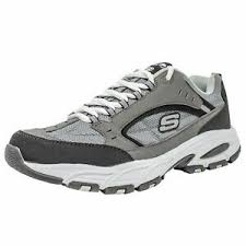 Details About Skechers Mens Freefall Ultimate Outcome Active Shoe Charcoal Black Size 9 New