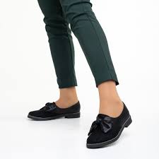 Pantofi dama negri din piele ecologica Ayanda - Kalapod
