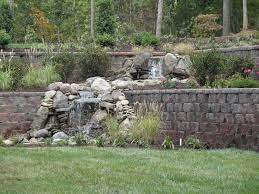 landscaping water feature