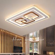 Super Thin Square Rectangle Ceiling Chandelier Lights Indoor Lighting Led Luminaria Abajur Modern Led Ceiling Chandelier Lamp Lamp Pack Light Bulb Shaped Lamplight Addition Aliexpress