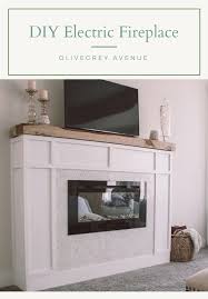 Diy Electric Fireplace Olivegrey Avenue