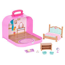 travel suitcase playset carry case