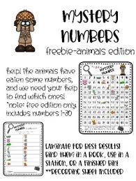 Freebie Mystery Numbers Animals Edition 1 30