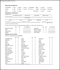 Patient Medical History Template General Forms Free Word New