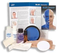 character makeup kit the blue zestaw do