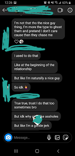 School chat turns into a Nice guy chat, (Btw the guy put 