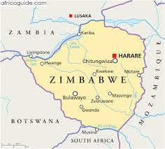 Victoria falls map, zimbabwe and zambia. Zimbabwe Guide
