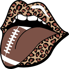 leopard skin design football