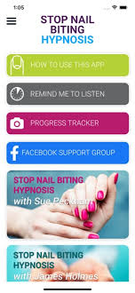 stop nail biting hypnosis on the app