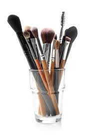 makeup brushes of professional artist