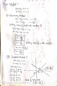 Linear Equations In Two Variables