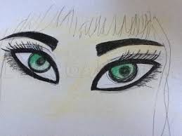 how to draw pretty eyes step by step