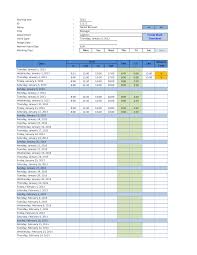 Timesheet Officetemplate Spreadsheet Example Of Open Office Budget