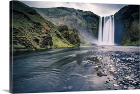 Southern Iceland Skogafoss Waterfall