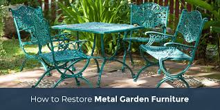 How To Re Metal Garden Furniture
