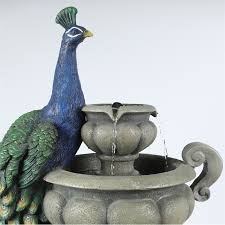 peacock indoor water fountain off 56