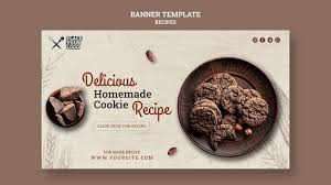 delicious homemade cookie recipe banner
