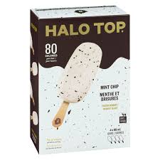 halo top frozen dessert bars mint chip