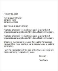 volunteer resignation letter template