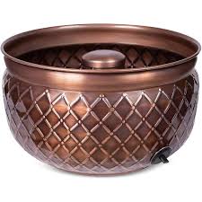 Copper Trellis Garden Hose Pot