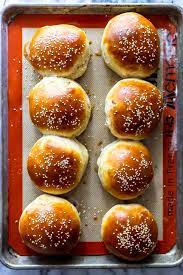 Homemade Burger Buns Easy gambar png