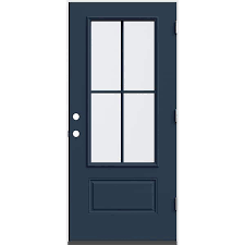 Blue Steel Prehung Front Door