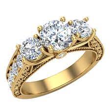 diamond enement rings for women past