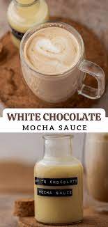 starbucks white chocolate mocha sauce